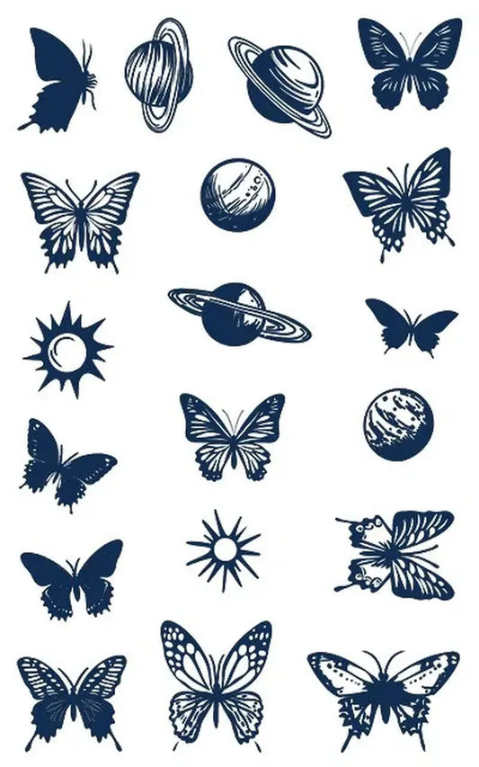 Tatouage papillon sur le doigt