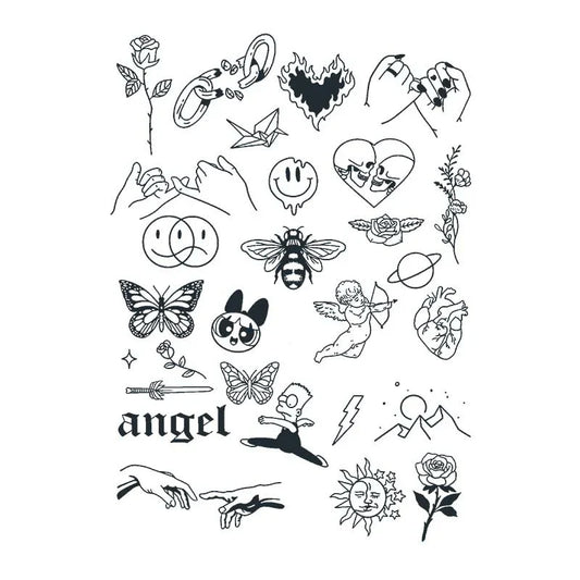 Tatouage à symboles mixtes