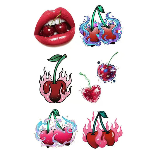 Cherry Lip Series Tattoo