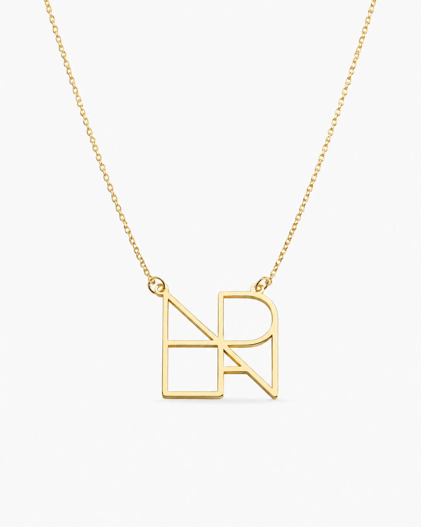 Minimalist Monogram Name Necklace