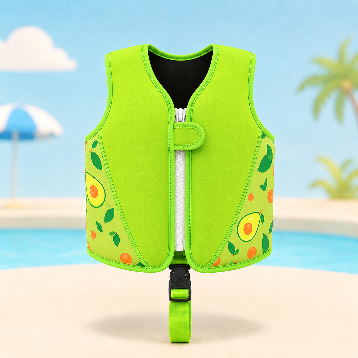 Sicher schwimmen lernen – mit der verstellbaren Kinder-Schwimmweste für 1–6 Jahre