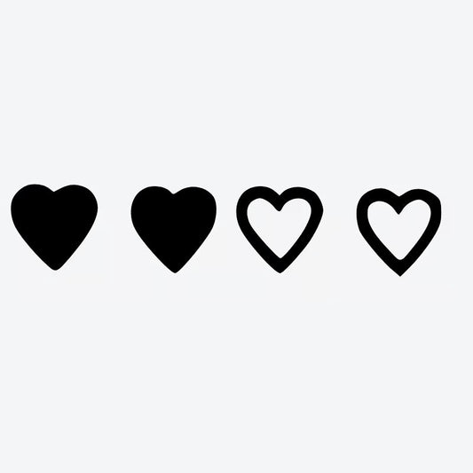 Heart Progression Tattoo