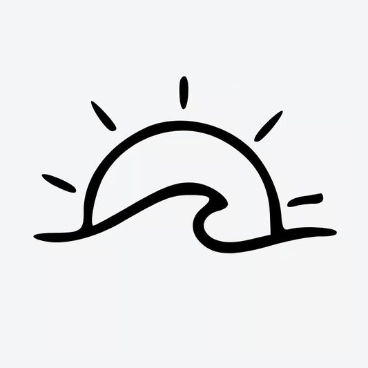 Sunrise Wave Tattoo