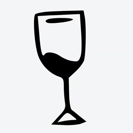 Wine Glass Silhouette Tattoo