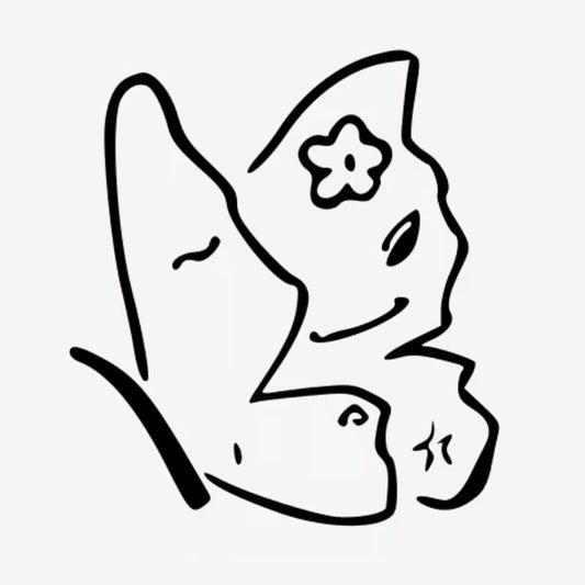 Butterfly With Flower Tattoo