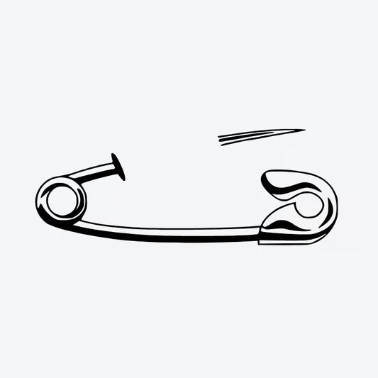 Safety Pin Tattoo