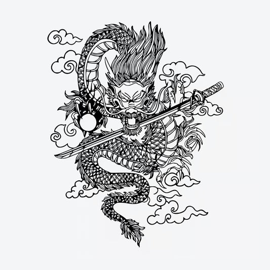 Dragon Warrior Tattoo