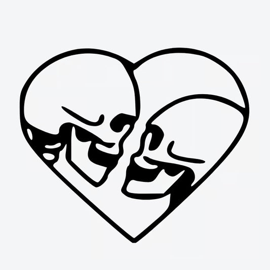 Skulls In Love Tattoo