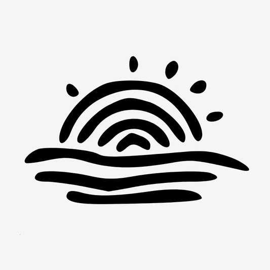 Sunrise Over Waves Tattoo