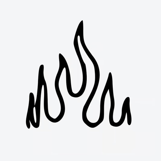 Flame Waves Tattoo