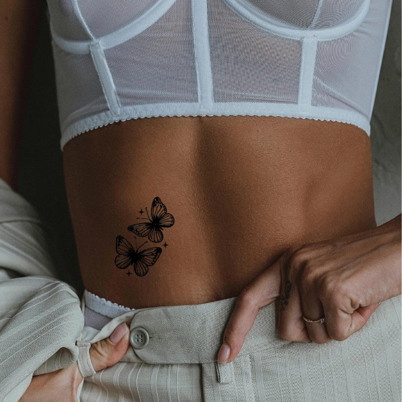 Love Butterfly Tattoo
