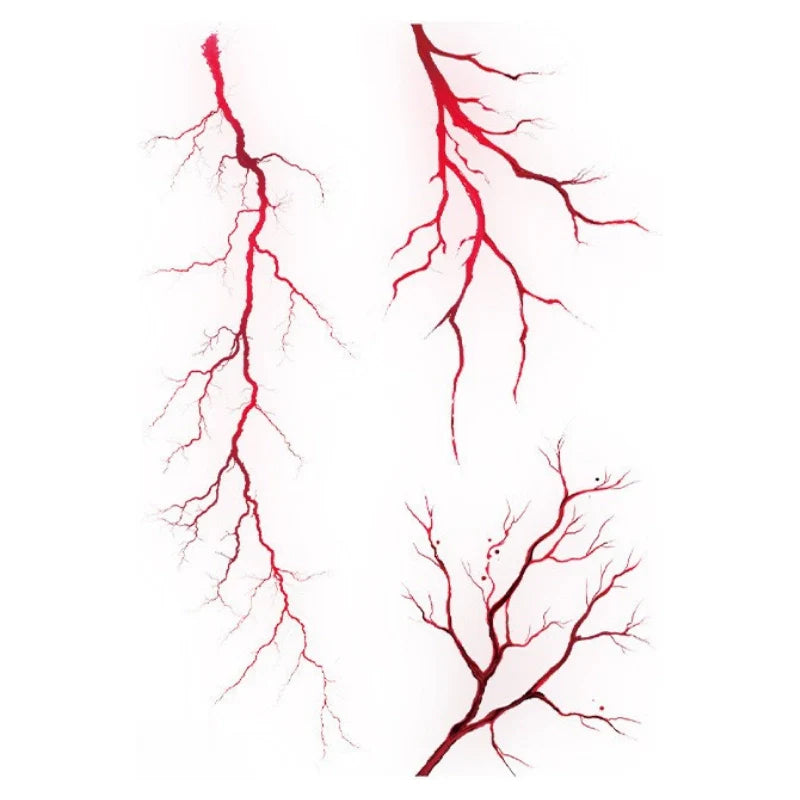 Red Veins Tattoo
