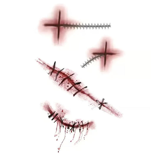 Stitched Crosses Tattoo