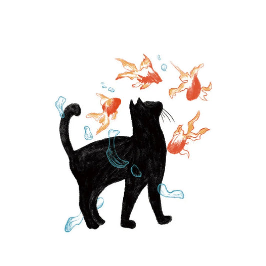 Tatouage de chaton brumeux