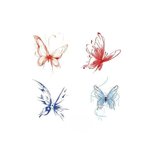Tatouage papillon aile d'aurore