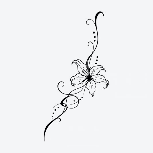 Fineline Flower Tattoo Pack