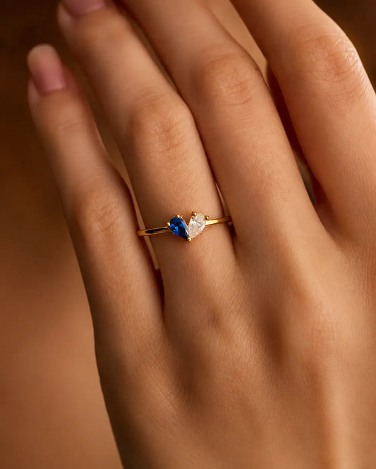 Heart Birthstone Ring