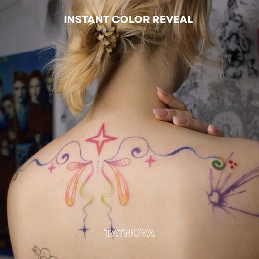 Colorful Star Series Tattoo