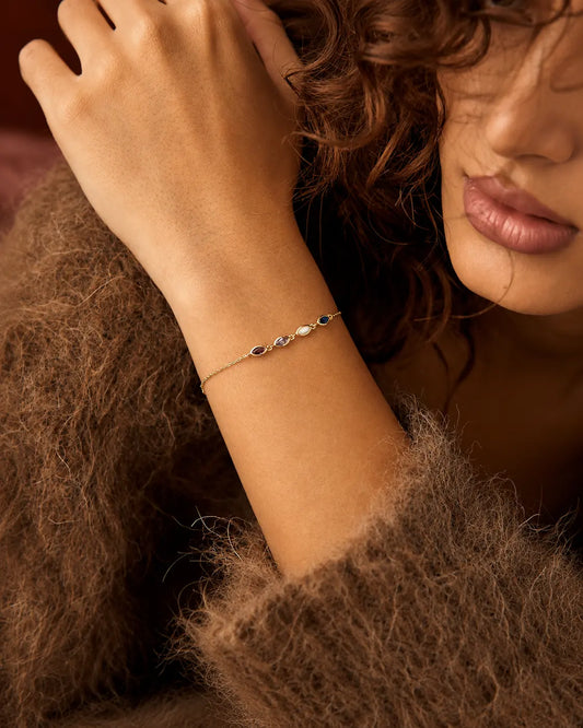 Zia Birthstone Bracelet