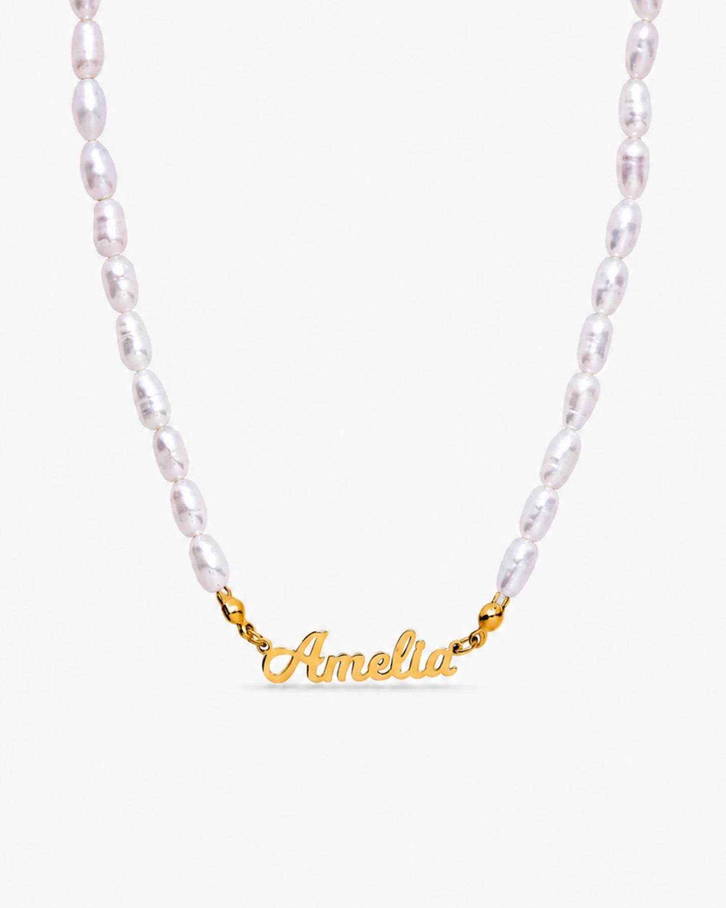 Freshwater Pearl Name Necklace