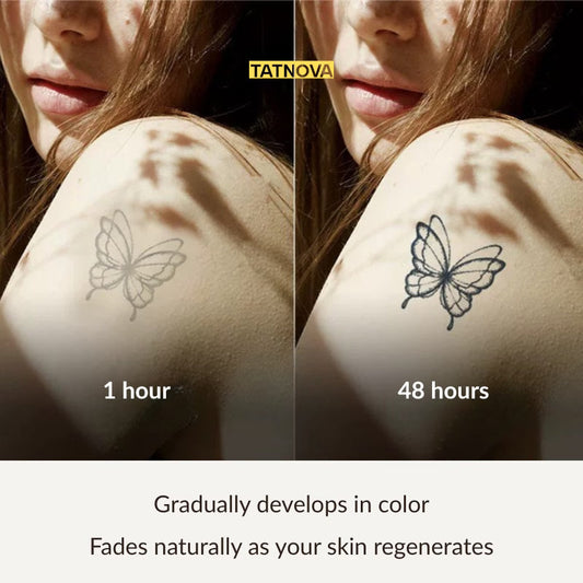 Flaming Sword Butterfly Sword Tattoo