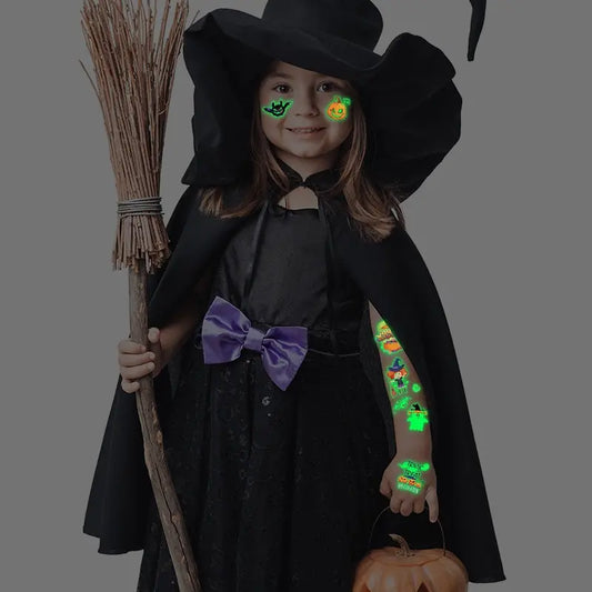 Halloween Tattoo Set A (Glow in the Dark) -- SET OF 10