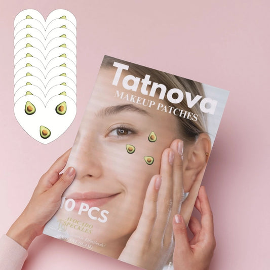 Avocado Face Tattoo