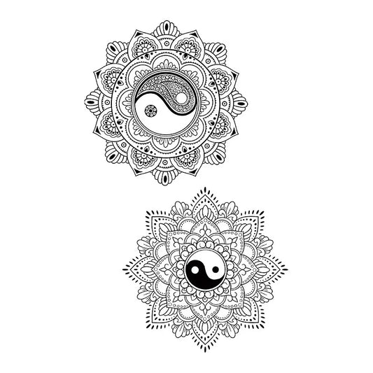Yin Yang Mandala Tattoo