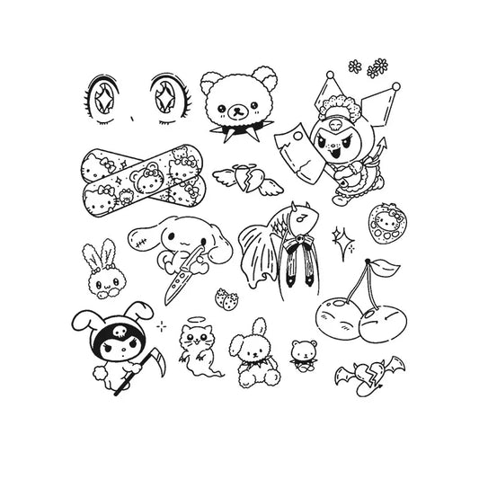 Kawaii Character Series Tattoo