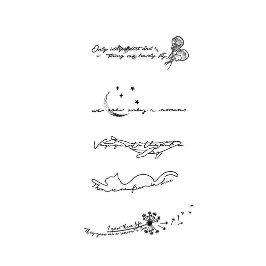 Quote Series Tattoo