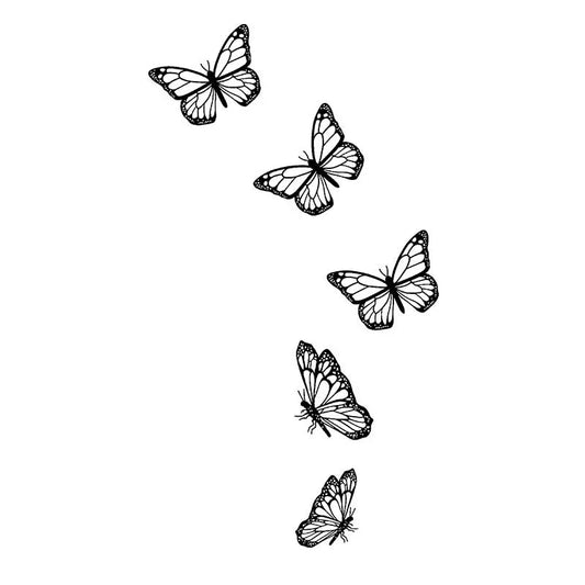 Butterfly Flight Tattoo