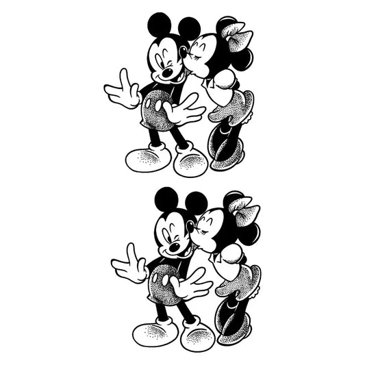 Mickey Minnie Kiss Tattoo
