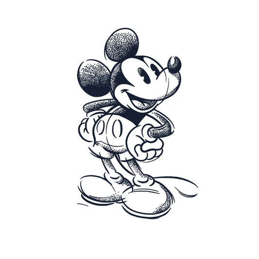 Mickey Mouse Cartoon Tattoo