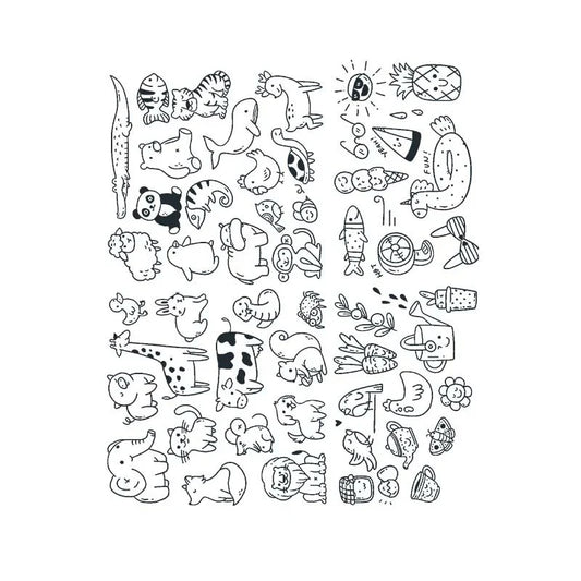 Animal Doodle Series Tattoo
