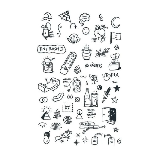 Doodle Objects Tattoo
