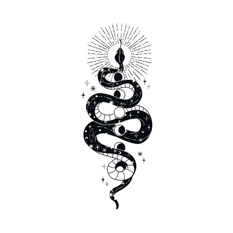 Snake Celestial Tattoo