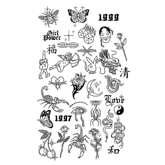 Mixed Symbol Series Tattoo