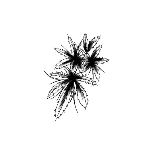 Maple Leaf Cluster Tattoo