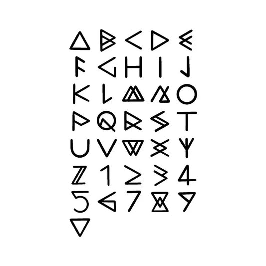Geometric Symbol Series Tattoo
