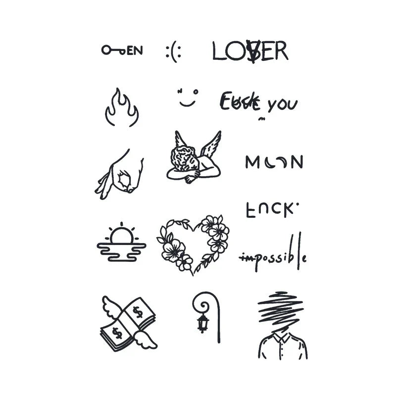 Tattoo Word Art Series Tattoo