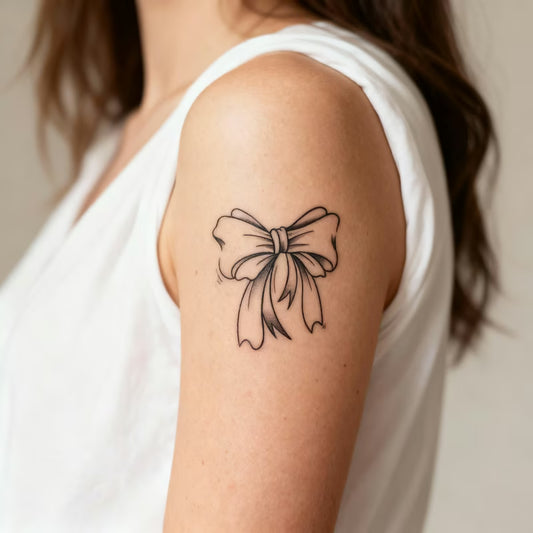 Bow Ribbon Tattoo