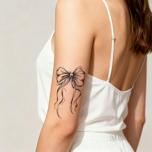 Bow Ribbon Tattoo