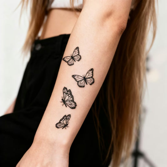 Butterfly Flight Tattoo
