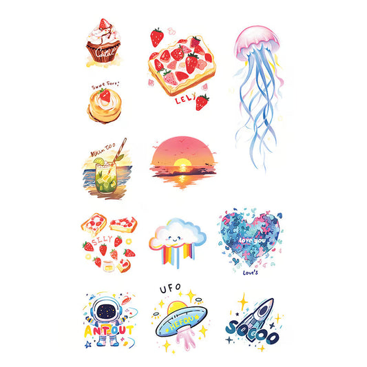 Food And Space Tattoo
