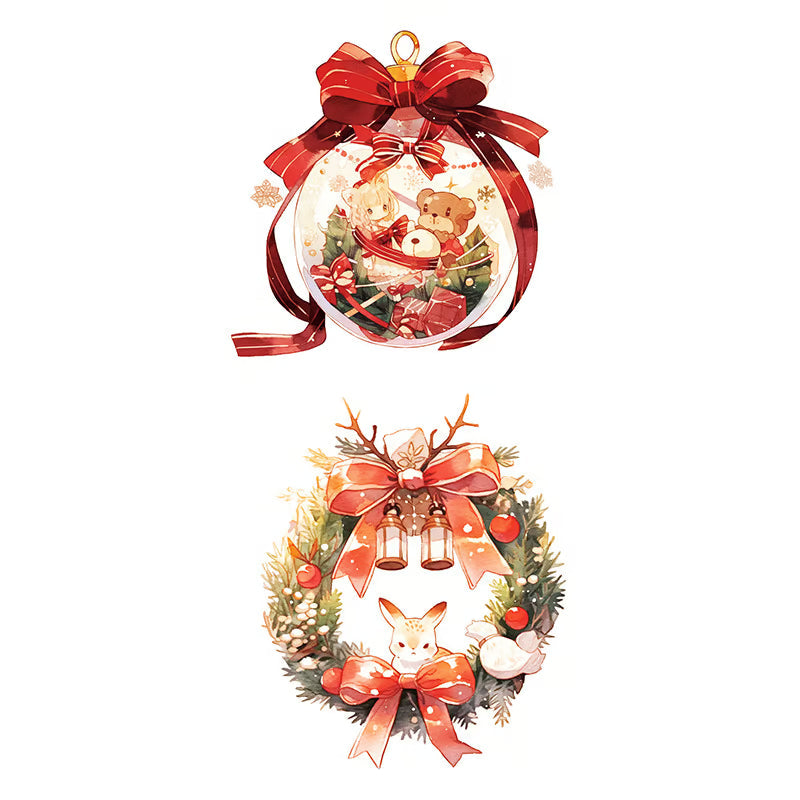 Christmas Ornament Wreath Tattoo