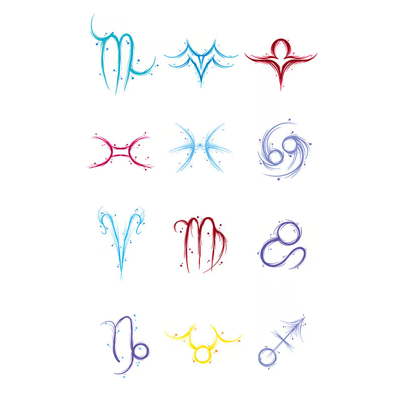 Zodiac Symbols Tattoo