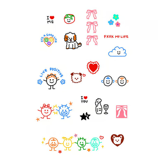 Playful Doodle Series Tattoo