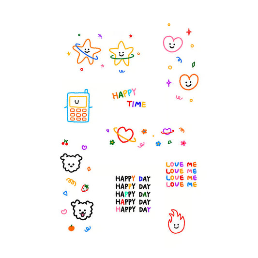 Happy Icons Series Tattoo