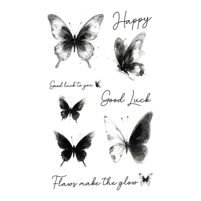 Butterfly Quote Series Tattoo