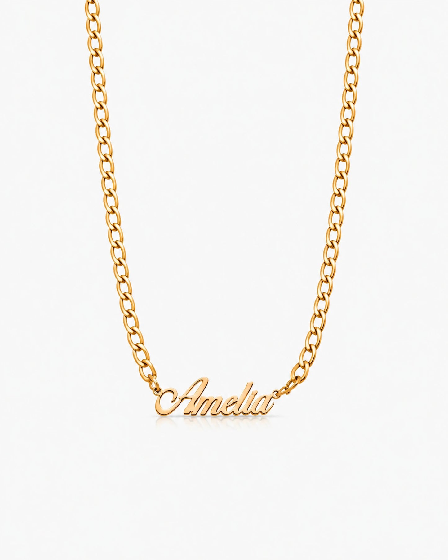 Bold Curb Name Necklace